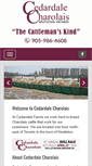Mobile Screenshot of cedardalefarms.ca