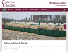 Tablet Screenshot of cedardalefarms.ca